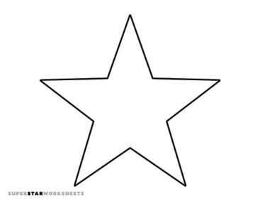 Star Template (Free Printables) - Superstar Worksheets