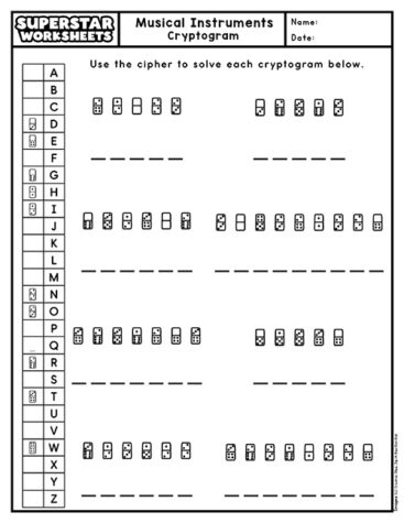Cryptogram R Sound Cryptogram Puzzles (Free Printables) - Superstar Worksheets