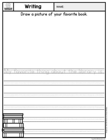 National Library Week (Free Printables) - Superstar Worksheets